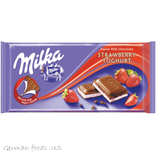 milka strawberry chocolate 